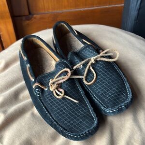 Men's Black Aldo Suede Loafers